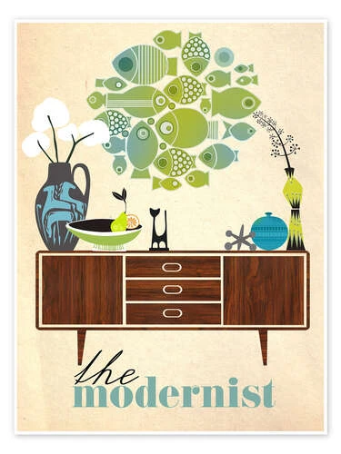 The Modernist Taika Tori Plakat 30 X 40 Cm Billedramme 3 The Modernist Taika Tori Plakat 30 X 40 Cm Billedramme