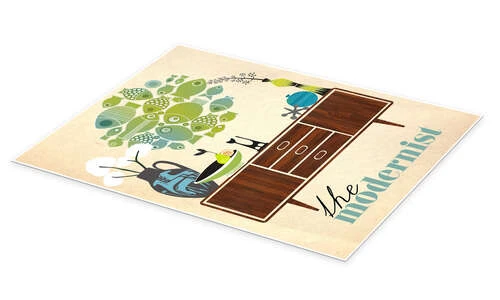 The Modernist Taika Tori Plakat 30 X 40 Cm Billedramme 4 The Modernist Taika Tori Plakat 30 X 40 Cm Billedramme - Billede 2