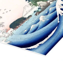 Seven-Mile Beach In Sagami Province Utagawa Hiroshige Plakat 20 X 30 Cm Billedramme -POSTERLOUNGE Salg 124256 poster empCorner l