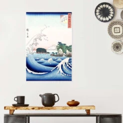 Seven-Mile Beach In Sagami Province Utagawa Hiroshige Plakat 20 X 30 Cm Billedramme -POSTERLOUNGE Salg 124256 poster room oriental flair l