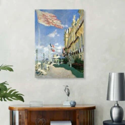 The Hotel Des Roches Noires At Trouville Claude Monet Akrylbillede 20 X 30 Cm Billedramme 9 The Hotel Des Roches Noires At Trouville Claude Monet Akrylbillede 20 X 30 Cm Billedramme -POSTERLOUNGE Salg 125357 acrylic glass room blue l