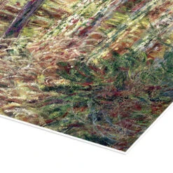Den Japanske Bro Over åkandedammen, Lyserød Harmoni Claude Monet Plakat 30 X 30 Cm Billedramme -POSTERLOUNGE Salg 125652 poster empCorner l