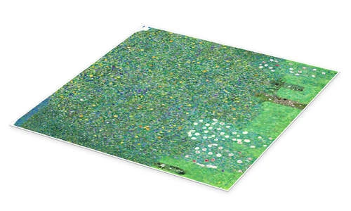 Roses Under Trees Gustav Klimt Plakat 30 X 30 Cm Billedramme 4 Roses Under Trees Gustav Klimt Plakat 30 X 30 Cm Billedramme - Billede 2