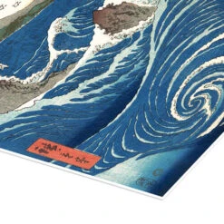 Naruto Whirlpool, Awa Province Utagawa Hiroshige Plakat 20 X 30 Cm Billedramme -POSTERLOUNGE Salg 126901 poster empCorner l