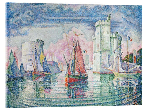 The Port At La Rochelle Paul Signac Akrylbillede 30 X 20 Cm Billedramme 3 The Port At La Rochelle Paul Signac Akrylbillede 30 X 20 Cm Billedramme