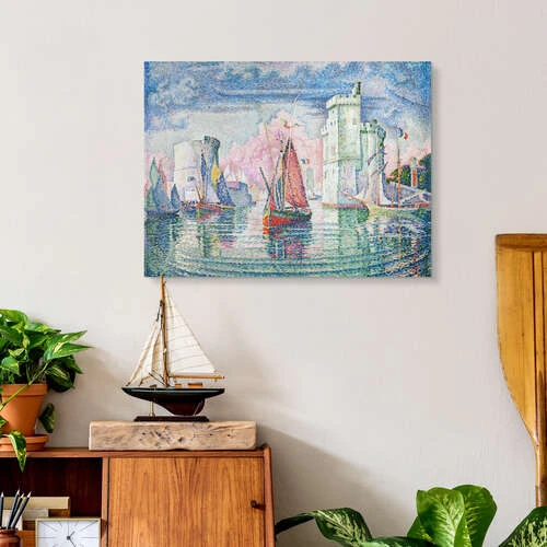 The Port At La Rochelle Paul Signac Akrylbillede 30 X 20 Cm Billedramme 6 The Port At La Rochelle Paul Signac Akrylbillede 30 X 20 Cm Billedramme - Billede 4