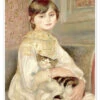 Child With Cat (Julie Manet) Pierre-Auguste Renoir Plakat 30 X 40 Cm Billedramme -POSTERLOUNGE Salg 129496 poster l