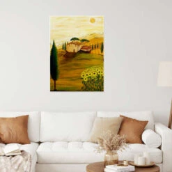 Sunflowers In Tuscany Christine Huwer Plakat 30 X 40 Cm Billedramme -POSTERLOUNGE Salg 136417 poster room mediterranean l