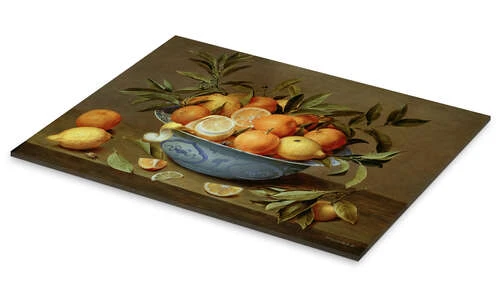 Still Life With Oranges And Lemons Jacob Van Hulsdonck Akrylbillede 30 X 20 Cm Billedramme 4 Still Life With Oranges And Lemons Jacob Van Hulsdonck Akrylbillede 30 X 20 Cm Billedramme - Billede 2