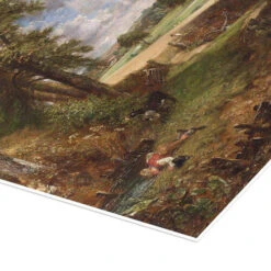 The Cornfield John Constable Plakat 30 X 40 Cm Billedramme -POSTERLOUNGE Salg 150517 poster empCorner l