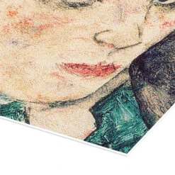Siddende Kvinde Med Bøjet Knæ (detalje) Egon Schiele Plakat 30 X 30 Cm Billedramme -POSTERLOUNGE Salg 150570 poster empCorner l
