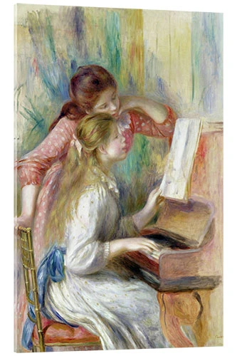 Girls At The Piano Pierre-Auguste Renoir Akrylbillede 20 X 30 Cm Billedramme 3 Girls At The Piano Pierre-Auguste Renoir Akrylbillede 20 X 30 Cm Billedramme