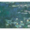 Åkander, Grønne Refleksioner II Claude Monet Plakat 40 X 20 Cm Billedramme -POSTERLOUNGE Salg 153908 poster l