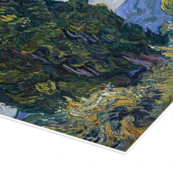 Cypresserne Vincent Van Gogh Plakat 30 X 40 Cm Billedramme -POSTERLOUNGE Salg 154242 poster empCorner l
