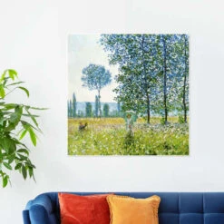 Sunlight Effect Under The Poplars Claude Monet Plakat 30 X 30 Cm Billedramme -POSTERLOUNGE Salg 162400 poster room medical practice l