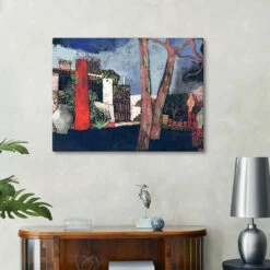 Mazzaro Paul Klee Lærredsbillede 30 X 20 Cm Billedramme -POSTERLOUNGE Salg 162419 canvas room blue l