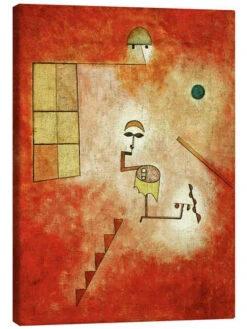 Magician Paul Klee Lærredsbillede 20 X 30 Cm Billedramme