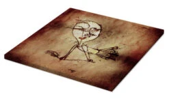 The Dance Of The Grieving Child (kvadratisk) Paul Klee Lærredsbillede 30 X 30 Cm Billedramme -POSTERLOUNGE Salg 162533 canvas pds l