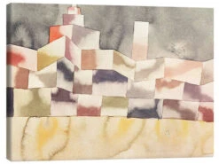 Architecture In The Orient Paul Klee Lærredsbillede 30 X 20 Cm Billedramme