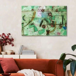 In The Manner Of Bach Paul Klee Lærredsbillede 30 X 20 Cm Billedramme -POSTERLOUNGE Salg 164040 canvas room landscape format l