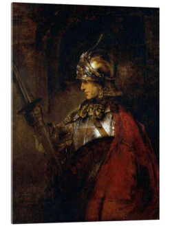 Alexander Den Store Rembrandt Van Rijn Akrylbillede 20 X 30 Cm Billedramme