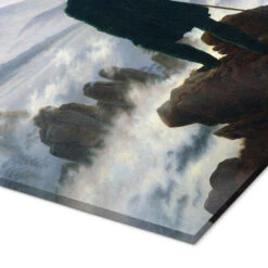 Vandreren Over Tågehavet Caspar David Friedrich Akrylbillede 30 X 30 Cm Billedramme -POSTERLOUNGE Salg 176724 acrylic glass empCorner l