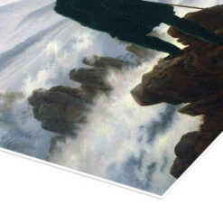 Vandreren Over Tågehavet Caspar David Friedrich Plakat 30 X 30 Cm Billedramme -POSTERLOUNGE Salg 176724 poster empCorner l