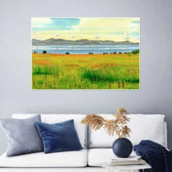 Lake Geneva From Saint-Prex Ferdinand Hodler Plakat 30 X 20 Cm Billedramme -POSTERLOUNGE Salg 176869 poster room landscape format l