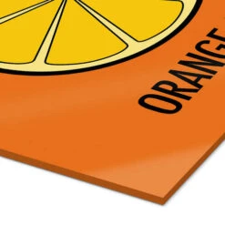 Orange Juice JASMIN! Akrylbillede 30 X 30 Cm Billedramme -POSTERLOUNGE Salg 1802 acrylic glass empCorner l