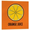 Orange Juice JASMIN! Akrylbillede 30 X 30 Cm Billedramme -POSTERLOUNGE Salg 1802 acrylic glass l