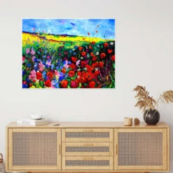 Wild Flower Field Pol Ledent Plakat 40 X 30 Cm Billedramme -POSTERLOUNGE Salg 181255 poster room living room l