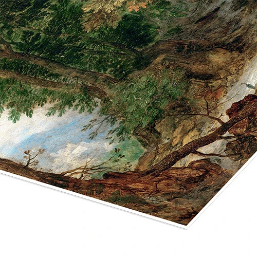 Woodland Jan Brueghel D.Ä. Plakat 30 X 40 Cm Billedramme 5 Woodland Jan Brueghel D.Ä. Plakat 30 X 40 Cm Billedramme - Billede 3