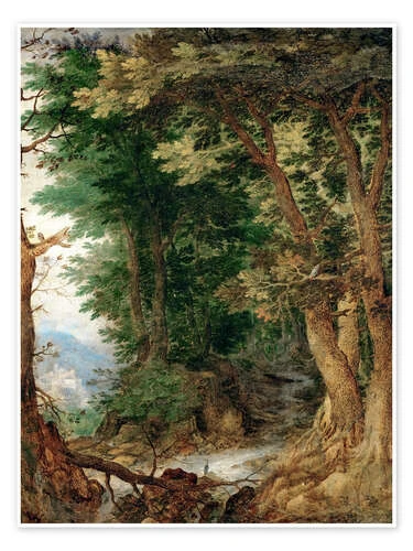 Woodland Jan Brueghel D.Ä. Plakat 30 X 40 Cm Billedramme 3 Woodland Jan Brueghel D.Ä. Plakat 30 X 40 Cm Billedramme