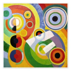 The Joy Of Life Robert Delaunay Plakat 30 X 30 Cm Billedramme