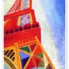 La Tour Eiffel Robert Delaunay Plakat 20 X 40 Cm Billedramme -POSTERLOUNGE Salg 196443 poster l