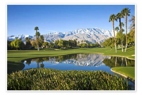 Golf Course In Palm Springs Walter Bibikow Plakat 30 X 20 Cm Billedramme 3 Golf Course In Palm Springs Walter Bibikow Plakat 30 X 20 Cm Billedramme