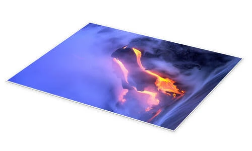 Eruption Of Kilauea Volcano Douglas Peebles Plakat 30 X 40 Cm Billedramme 4 Eruption Of Kilauea Volcano Douglas Peebles Plakat 30 X 40 Cm Billedramme - Billede 2