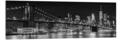 New York City Skyline Melanie Viola Akrylbillede 60 X 20 Cm Billedramme