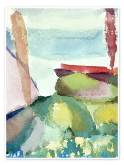 The Seaside In The Rain Paul Klee Plakat 30 X 40 Cm Billedramme