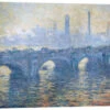 River Thames In London, Waterloo Bridge Claude Monet Galleritryk 30 X 20 Cm Billedramme -POSTERLOUNGE Salg 310864 gallery print l