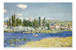 Vetheuil Claude Monet Plakat 30 X 20 Cm Billedramme
