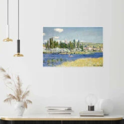 Vetheuil Claude Monet Plakat 30 X 20 Cm Billedramme -POSTERLOUNGE Salg 310866 poster room cities l