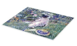 Garden In June, 1911 Frederick Carl Frieseke Plakat 40 X 30 Cm Billedramme -POSTERLOUNGE Salg 313433 poster pds l