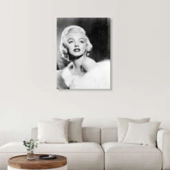 Marilyn Monroe Akrylbillede 20 X 30 Cm Billedramme -POSTERLOUNGE Salg 318859 acrylic glass room black and white l