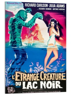 Creature From The Black Lagoon (french) Galleritryk 20 X 30 Cm Billedramme