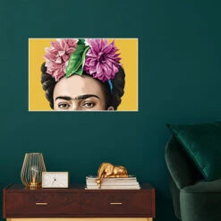 Frida Kahlo Eyes Claudio Limón Plakat 30 X 20 Cm Billedramme -POSTERLOUNGE Salg 348306 poster room illustrations l