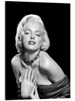 Marilyn Monroe Portrait Akrylbillede 20 X 30 Cm Billedramme