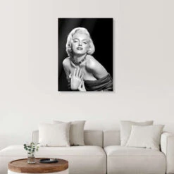 Marilyn Monroe Portrait Galleritryk 20 X 30 Cm Billedramme -POSTERLOUNGE Salg 367494 gallery print room black and white l