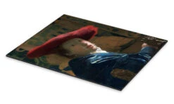 Pigen Med Den Røde Hat Jan Vermeer Galleritryk 20 X 30 Cm Billedramme -POSTERLOUNGE Salg 369684 gallery print pds l