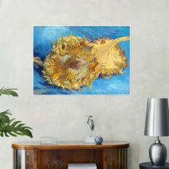 Two Sunflowers Vincent Van Gogh Plakat 40 X 30 Cm Billedramme -POSTERLOUNGE Salg 370968 poster room blue l